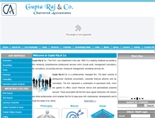 Tablet Screenshot of guptaraj.com